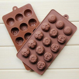 Форма для конфет и шоколада «Клумба цветов»