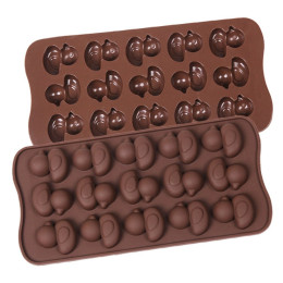 Форма силиконовая для льда и шоколада "Уточки",  15 ячеек