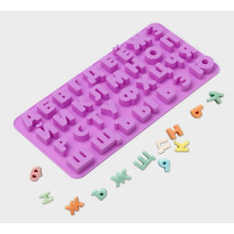 Форма силиконовая для шоколада "Алфавит"