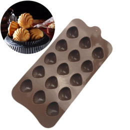Форма силиконовая для шоколада "Ракушки"