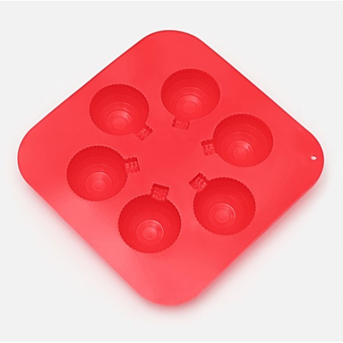 Форма силиконовая «Шар», силикон, 15×15×2 см, 6 ячеек d=3.7 см по отличной цене