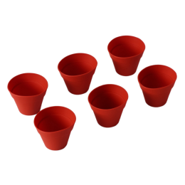 Набор силиконовых форм для выпечки «Цветочные горшочки»