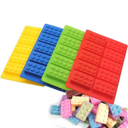 Форма силиконовая "Лего детали крупные"