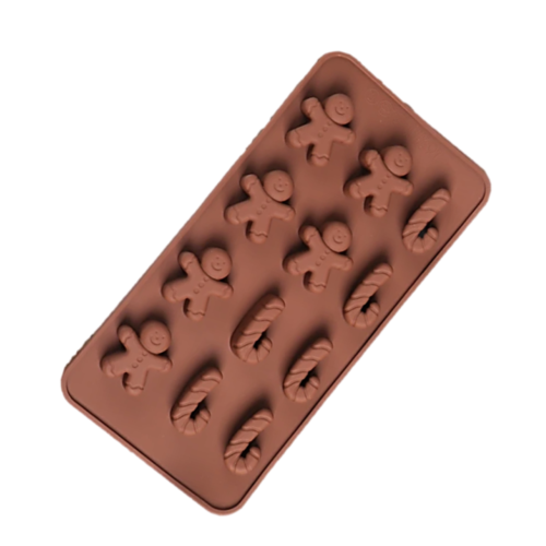 Форма силиконовая для шоколада Человечек-Карамель — идеальный выбор для профессиональных кондитеров