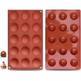 Форма силиконовая «Сфера 8», 15 ячеек, d=4 см