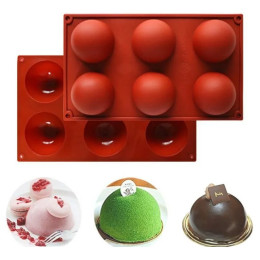 Форма силиконовая «Фигуры. Полусфера» (d=7 см)