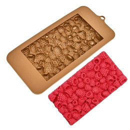 Форма для шоколада "Малина" 21x10x1 см