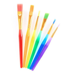 Кисти кондитерские цветные (6 штук)