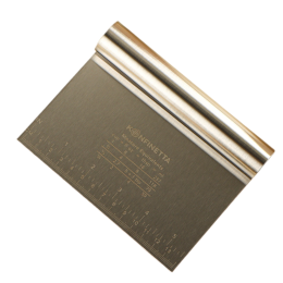 Шпатель кондитерский металлический с размерной линейкой 