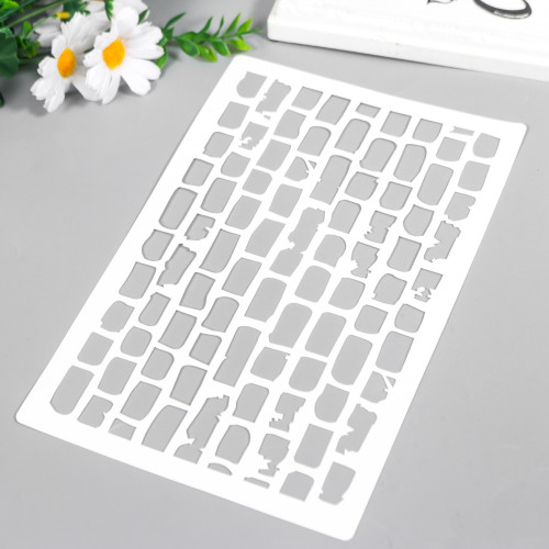 Кондитерский трафарет Кирпичики для уникального декорирования тортов и десертов