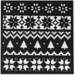 Трафарет «Норвежские узоры»