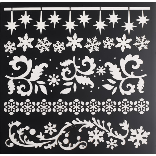 Трафарет Узоры для кондитеров - идеальный инструмент для декора тортов и десертов