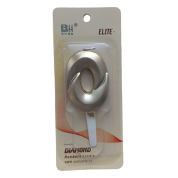 Свеча в торт "Цифра с гранью 0", золото