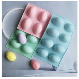 Форма силиконовая "Яйца 6 в 1"