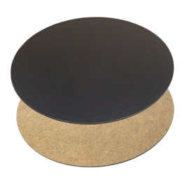 Подложка круглая черная ЛХДФ