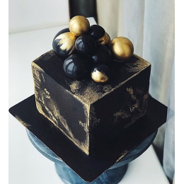 Подложка квадратная черная ЛХДФ