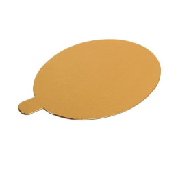 Подложка с держателем двусторонняя ламинированная d8 см толщ. 1,5 мм