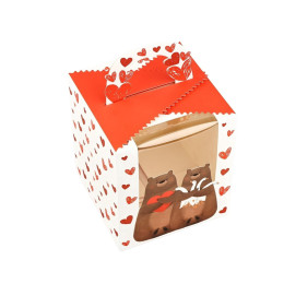 Коробка сборная «С любовью» 14 х 16 х 14 см