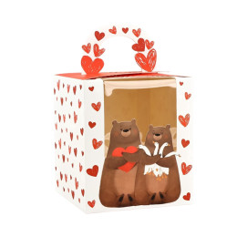Коробка сборная «С любовью» 14 х 16 х 14 см