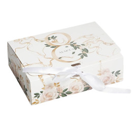 Коробка подарочная «С 8 марта», золото, 16,5 х 12 х 5 см