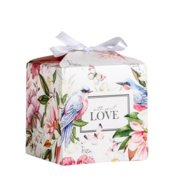 Коробка складная «Цветочная», 12 * 12 * 12 см