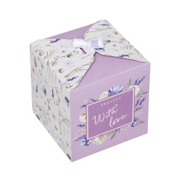Коробка складная «With love», 12 * 12 * 12 см