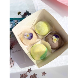 Коробка складная для моти на 4 ячейки (12х12х6 см)