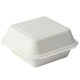 Ланч - бокс, коробка для бенто-торта и бургера, 15,5×15,2×7,8 см, сахарный тростник