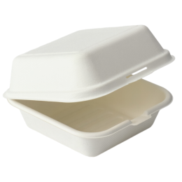 Ланч - бокс, коробка для бенто-торта и бургера, 15,5×15,2×7,8 см, сахарный тростник