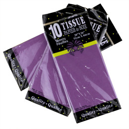 Бумага упаковочная тишью Фиолетовая, 10 листов (лист 55х60 см)