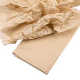 Бумага упаковочная тишью Бежевая, 10 листов (лист 55х60 см)