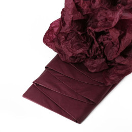 Бумага упаковочная тишью Бордовая, 10 листов (лист 55х60 см)