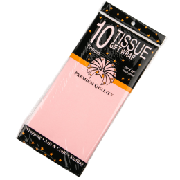 Бумага упаковочная тишью Розовая, 10 листов (лист 55х60 см)