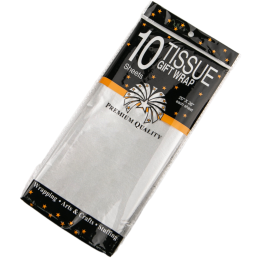 Бумага упаковочная тишью Серебряная, 10 листов (лист 55х60 см)