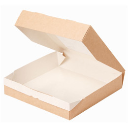 Упаковка Tabox Pro 1500, крафт, 20 х 20 х 4 см (25 штук)