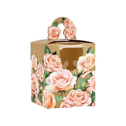 Складная коробка под один капкейк «Для тебя», 9 × 9 × 11 см