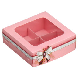 Коробка для конфет «От всей души», 10.5 х 10.5 х 3.5 см 