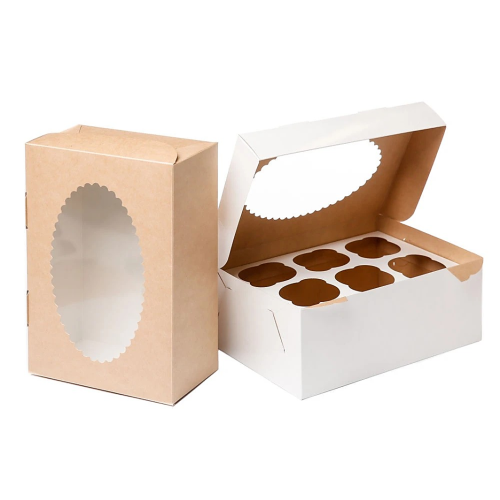 Упаковка для 6 капкейков - идеальный выбор для кондитеров