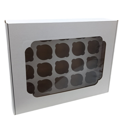 Короб для кондитеров с 20 ячейками для безопасной транспортировки и хранения десертов