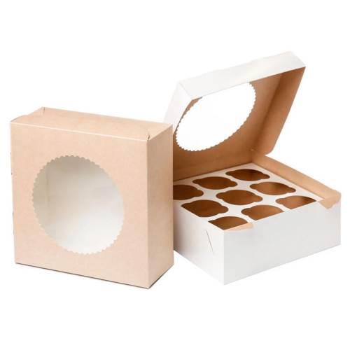 Упаковка для 9 капкейков - идеальный выбор для кондитеров