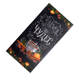 Коробка для шоколада с окном «Зима - Время волшебства» (17,3×8,8×1,5 см)