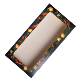 Коробка для шоколада с окном «Зима - Время волшебства» (17,3×8,8×1,5 см)