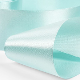 Лента атласная 23±1 м, нежно-голубая