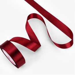 Лента атласная 23±1 м, бордовая №37