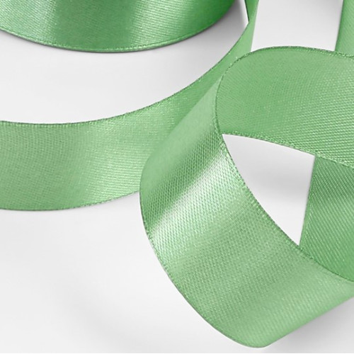 Лента атласная 23 ± 1 м, цвет фисташковый №65 по лучшей цене