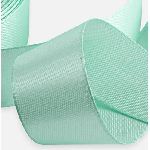 Лента атласная, 25 мм, 23±1 м, нежно-зелёная №181 по лучшей цене