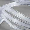 Лента атласная, с серебряным люрексом, 6 мм, 23±1 м, белая №001по лучшей цене