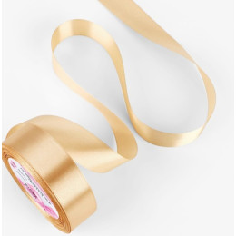 Лента атласная 23±1 м, бежевая №267