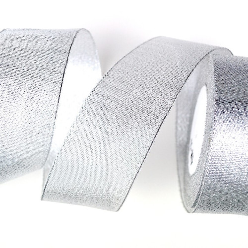 Лента парчовая 22 метра серебро по лучшей цене