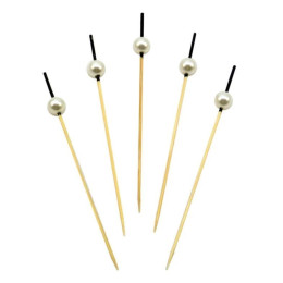 Пика "Белая жемчужина" 12 см, 100 штук